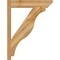 Ekena Millwork Funston Slat Rough Sawn Outlooker, Western Red Cedar, 6"W x 26"D x 34"H OUT06X26X34FST06RWR - alternate 4
